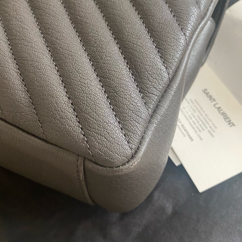Saint Laurent 2019 Matelasse Chevron Monogram Medium College Bag - Picture 7 of 12
